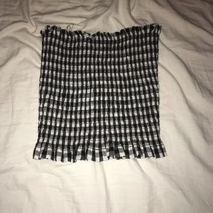 Urban Outfitters Gingham Tube Top